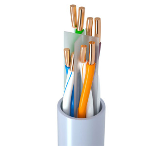 POWERTECH καλώδιο δικτύου CAB-N291, Cat 6 U/UTP, CCA, 24AWG, 100m, γκρι