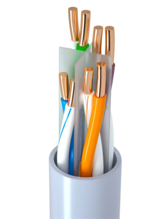 POWERTECH καλώδιο δικτύου CAB-N292, Cat 6 U/UTP, CCA, 24AWG, 305m, γκρι