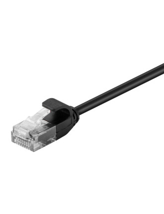 POWERTECH καλώδιο δικτύου CAB-N303, Cat 6 U/UTP, slim, copper, 1m, μαύρο