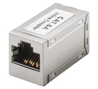 POWERTECH σύνδεσμος RJ45 Cat 6A CAB-N324, 500MHz, PoE+, ασημί