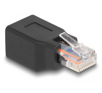 POWERTECH αντάπτορας RJ45/RJ48/RJ50 CAB-N325, 10P/10C pin out 1:1, μαύρο