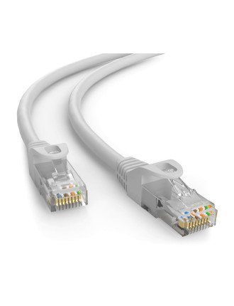 POWERTECH καλώδιο δικτύου CAB-N413, Cat 6 U/UTP, CCA, 250Hz, 0.25m, γκρι
