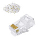 POWERTECH βύσμα RJ45 CAB-N447, ανοιχτού τύπου, Cat 6/6a UTP, διάφανο, 50τμχ POWERTECH βύσμα RJ45 CAB-N447, ανοιχτού τύπου, Cat 6/6a UTP, διάφανο, 50τμχ