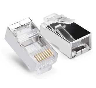 POWERTECH βύσμα RJ45 CAB-N448, ανοιχτού τύπου, Cat 6/6a FTP, μεταλλικό, ασημί, 50τμχ POWERTECH βύσμα RJ45 CAB-N448, ανοιχτού τύπου, Cat 6/6a FTP, μεταλλικό, ασημί, 50τμχ