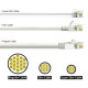 POWERTECH καλώδιο δικτύου CAB-N468, Cat 6A U/UTP, ultra slim, copper, 500MHz, 0.25m, λευκό POWERTECH καλώδιο δικτύου CAB-N468, Cat 6A U/UTP, ultra slim, copper, 500MHz, 0.25m, λευκό