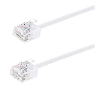 POWERTECH καλώδιο δικτύου CAB-N470, Cat 6A U/UTP, ultra slim, copper, 500MHz, 1m, λευκό POWERTECH καλώδιο δικτύου CAB-N470, Cat 6A U/UTP, ultra slim, copper, 500MHz, 1m, λευκό
