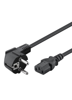 POWERTECH Καλώδιο τροφοδοσίας CAB-P020, 3x 0.75mm², CCS, 1.5m, μαύρο