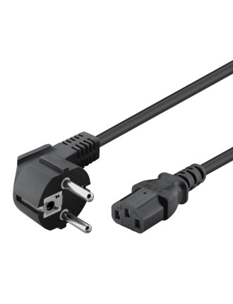 POWERTECH Καλώδιο τροφοδοσίας CAB-P020, 3x 0.75mm², CCS, 1.5m, μαύρο