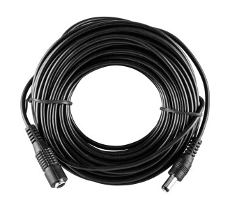 POWERTECH καλώδιο επέκτασης DC CAB-P030, 5.5 x 2.1mm, 10m, μαύρο