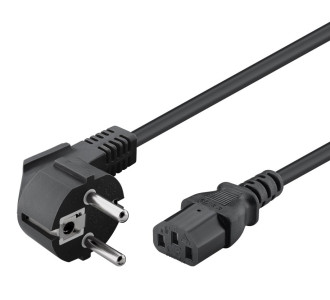 POWERTECH καλώδιο τροφοδοσίας CAB-P031, 3x 1mm², 3m, μαύρο