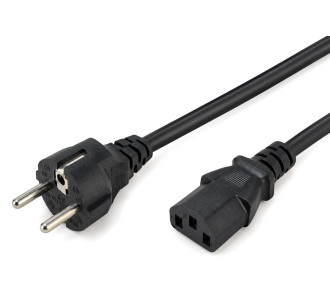 POWERTECH καλώδιο τροφοδοσίας CAB-P052, 3x 0.75mm², CCS, 2m, μαύρο POWERTECH καλώδιο τροφοδοσίας CAB-P052, 3x 0.75mm², CCS, 2m, μαύρο