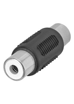 POWERTECH αντάπτορας RCA θηλυκό σε θηλυκό CAB-R021, μαύρος POWERTECH αντάπτορας RCA θηλυκό σε θηλυκό CAB-R021, μαύρος