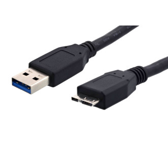 POWERTECH καλώδιο USB σε Micro B USB CAB-U004, 5Gbps, 1.5m, μαύρο