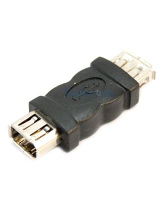 POWERTECH αντάπτορας USB θηλυκό σε θηλυκό CAB-U019, μαύρος POWERTECH αντάπτορας USB θηλυκό σε θηλυκό CAB-U019, μαύρος