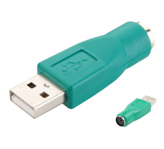 POWERTECH αντάπτορας USB 2.0 αρσενικό σε PS2 θηλυκό CAB-U020, πράσινος POWERTECH αντάπτορας USB 2.0 αρσενικό σε PS2 θηλυκό CAB-U020, πράσινος