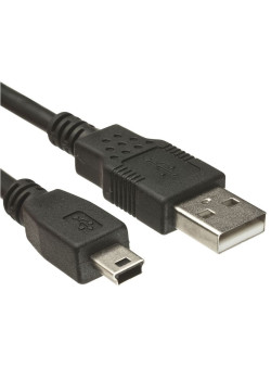 POWERTECH Καλώδιο USB 2.0 σε USB Mini CAB-U025, copper, 1.5m, μαύρο