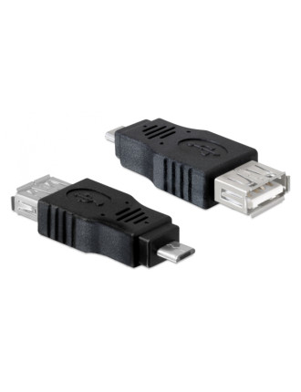 POWERTECH αντάπτορας USB σε Micro USB CAB-U029, μαύρος POWERTECH αντάπτορας USB σε Micro USB CAB-U029, μαύρος