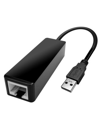 POWERTECH αντάπτορας δικτύου CAB-U038, USB, 100Mbps Ethernet, μαύρος