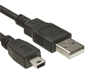 POWERTECH καλώδιο USB σε USB Mini CAB-U042, copper, 3m, μαύρο