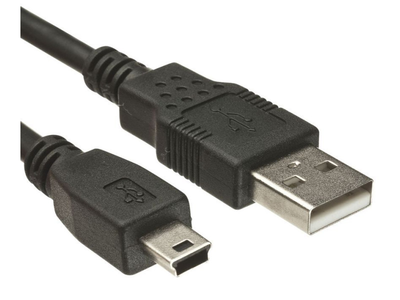 POWERTECH καλώδιο USB σε USB Mini CAB-U042, copper, 3m, μαύρο