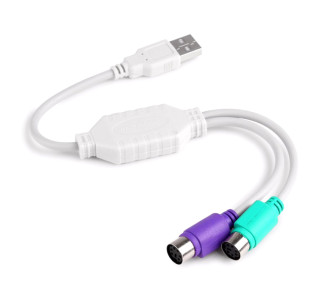 POWERTECH καλώδιο USB σε 2x PS2 θηλυκό CAB-U047, 0.20m, λευκό POWERTECH καλώδιο USB σε 2x PS2 θηλυκό CAB-U047, 0.20m, λευκό