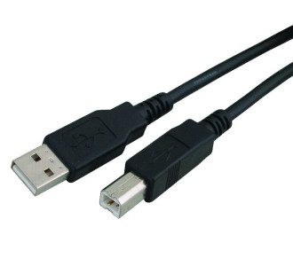 POWERTECH καλώδιο USB σε USB Type Β CAB-U050, copper, 3m, μαύρο