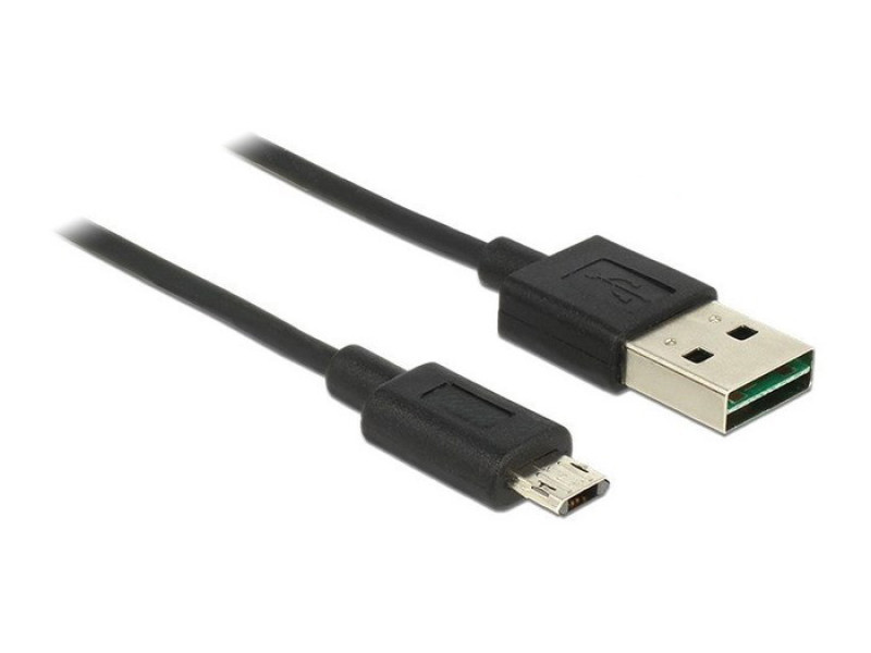 POWERTECH καλώδιο USB σε USB Micro CAB-U063, Easy USB, 3m, μαύρο