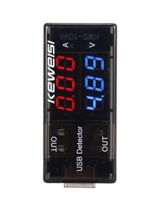 KEWEISI Συσκευή ελέγχου θύρας USB KWS-10VA, 2x USB Output, 3-9V