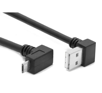 POWERTECH καλώδιο USB σε USB Micro CAB-U137, 90°, Easy USB, 1m, μαύρο POWERTECH καλώδιο USB σε USB Micro CAB-U137, 90°, Easy USB, 1m, μαύρο