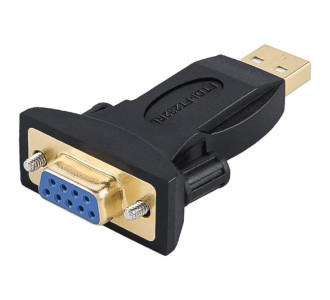 POWERTECH αντάπτορας USB 2.0 σε RS232 CAB-U152, PL2303TA, μαύρος