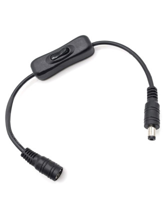 POWERTECH καλώδιο/διακόπτης τροφοδοσίας CAB-U158, 5.5x2.1mm, 30cm, μαύρο POWERTECH καλώδιο/διακόπτης τροφοδοσίας CAB-U158, 5.5x2.1mm, 30cm, μαύρο