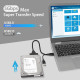 POWERTECH καλώδιο σύνδεσης HDD/SSD CAB-U163, 2x USB σε SATA, DC, 5Gbps POWERTECH καλώδιο σύνδεσης HDD/SSD CAB-U163, 2x USB σε SATA, DC, 5Gbps