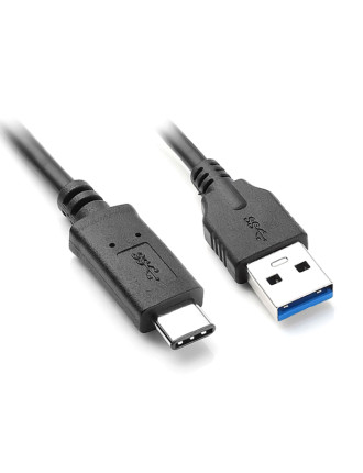 POWERTECH καλώδιο USB 3.0 σε USB-C CAB-UC013, 1m, μαύρο POWERTECH καλώδιο USB 3.0 σε USB-C CAB-UC013, 1m, μαύρο