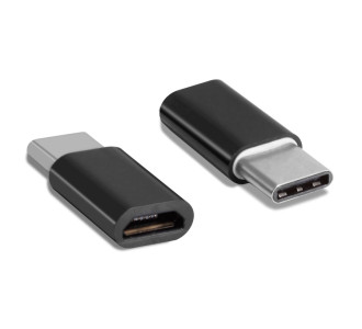 POWERTECH αντάπτορας USB-C σε Micro USB θηλυκό CAB-UC019, μαύρος