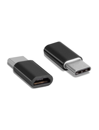 POWERTECH αντάπτορας USB-C σε Micro USB θηλυκό CAB-UC019, μαύρος POWERTECH αντάπτορας USB-C σε Micro USB θηλυκό CAB-UC019, μαύρος