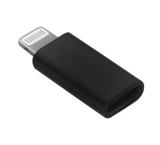 POWERTECH αντάπτορας Lightning σε USB-C θηλυκό CAB-UC021, μαύρος