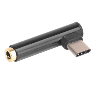 POWERTECH αντάπτορας USB-C σε 3.5mm θηλυκό CAB-UC028, μαύρος