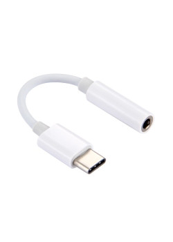 POWERTECH καλώδιο USB-C σε 3.5mm θηλυκό CAB-UC029, CM119B, λευκό
