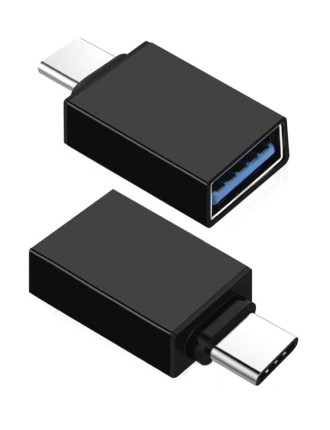 POWERTECH αντάπτορας USB σε USB-C CAB-UC057, 5Gbps, μαύρος