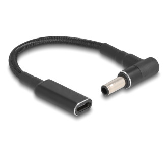 POWERTECH καλώδιο τροφοδοσίας CAB-UC066, USB-C σε Samsung 5.5x3mm, μαύρο