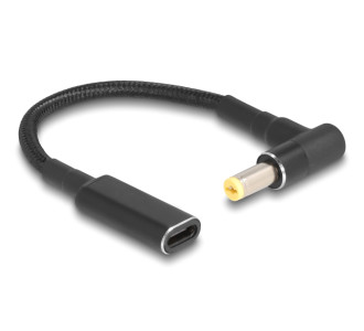 POWERTECH καλώδιο τροφοδοσίας CAB-UC070, USB-C σε Acer 5.5x1.7mm, μαύρο
