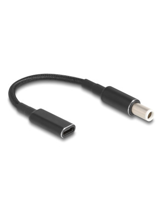 POWERTECH καλώδιο τροφοδοσίας CAB-UC071, USB-C σε Dell 7.4x5.0mm, μαύρο POWERTECH καλώδιο τροφοδοσίας CAB-UC071, USB-C σε Dell 7.4x5.0mm, μαύρο