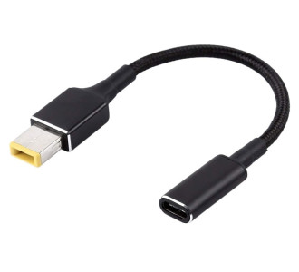 POWERTECH καλώδιο τροφοδοσίας CAB-UC077, USB-C σε slim tip Lenovo, μαύρο