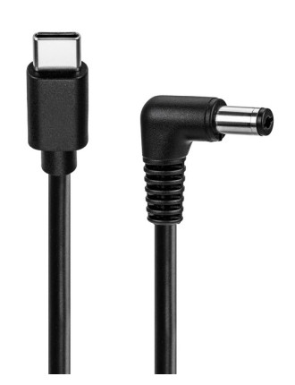 POWERTECH καλώδιο τροφοδοσίας USB-C σε DC CAB-UC095, 5.5x2.5mm, 0.5m, μαύρο POWERTECH καλώδιο τροφοδοσίας USB-C σε DC CAB-UC095, 5.5x2.5mm, 0.5m, μαύρο