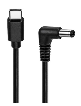 POWERTECH καλώδιο τροφοδοσίας USB-C σε DC CAB-UC099, 5.5x2.1mm, 1m, μαύρο POWERTECH καλώδιο τροφοδοσίας USB-C σε DC CAB-UC099, 5.5x2.1mm, 1m, μαύρο