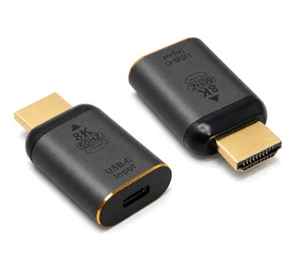 POWERTECH αντάπτορας HDMI σε USB-C CAB-UC103, 8K/60Hz, γκρι POWERTECH αντάπτορας HDMI σε USB-C CAB-UC103, 8K/60Hz, γκρι