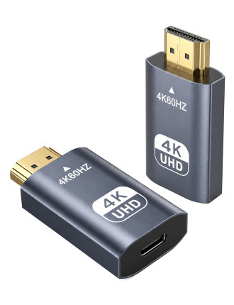 POWERTECH αντάπτορας HDMI σε USB-C CAB-UC104, 4K/60Hz, γκρι POWERTECH αντάπτορας HDMI σε USB-C CAB-UC104, 4K/60Hz, γκρι