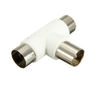 POWERTECH αντάπτορας για κεραία αρσενικό σε 2x θηλυκό CAB-V009, 5τμχ