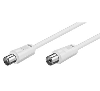 POWERTECH καλώδιο κεραίας RF αρσενικό - RF θηλυκό CAB-V017, λευκό, 5m POWERTECH καλώδιο κεραίας RF αρσενικό - RF θηλυκό CAB-V017, λευκό, 5m