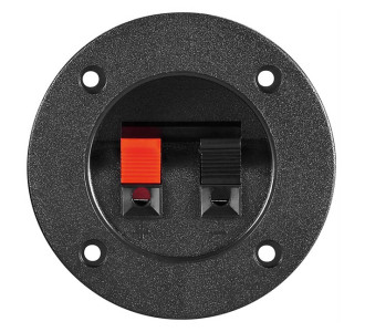 POWERTECH τερματικό ηχείου CAB-V037, Φ75mm, μαύρο